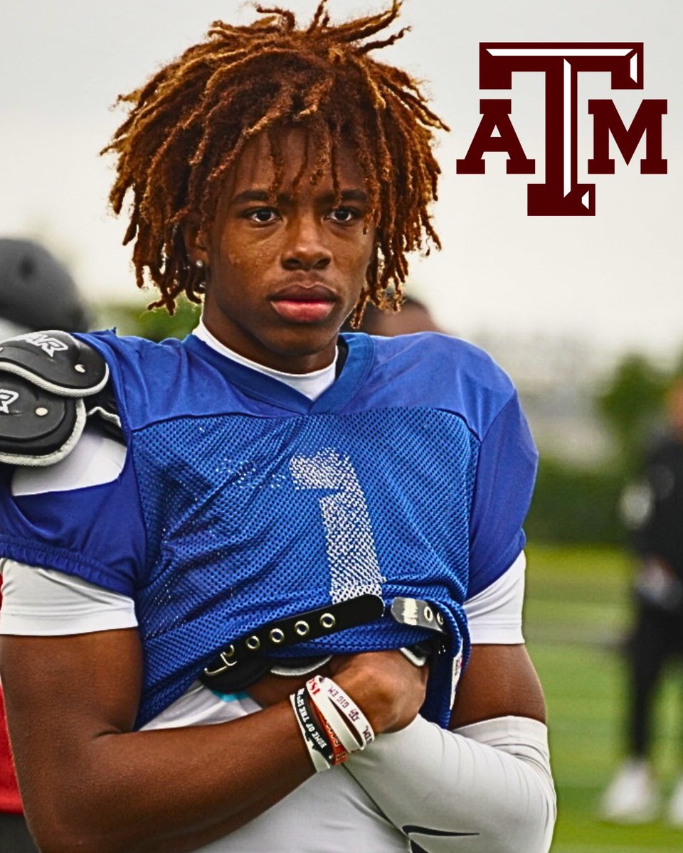 JosephAHastings's tweet photo. “The development, I know they’re a top-tier development school.” 👍

In-state 2027 WR Briceson Thrower (@briceson_jr) talks A&amp;M pursuit with an official visit coming later this month.

He also discusses his decision timeline 👇

🗞️: https://t.co/eNsgZUY88e ($) #GigEm https://t.co/ocsajSy7Co