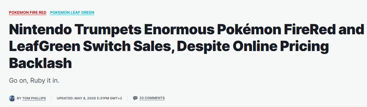 Saved You A Click Video Games tweet media
