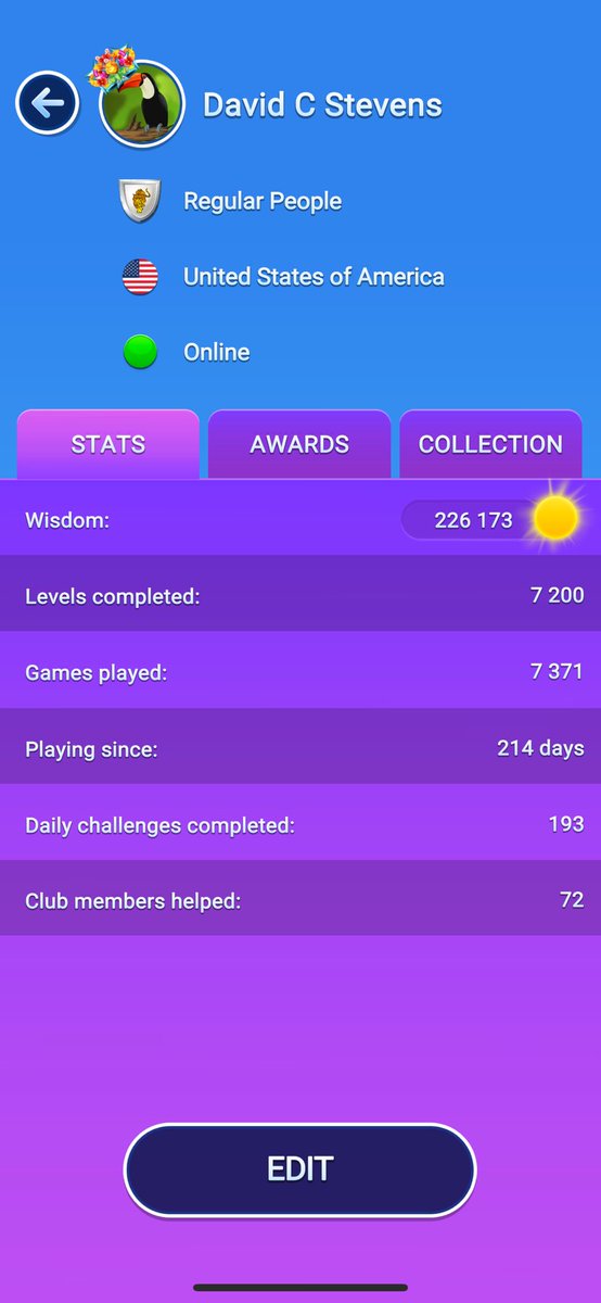 dcms61's tweet photo. After playing Mahjong Club for 214 days, I finally made it to level 7200! https://t.co/f3GfGjHzQI