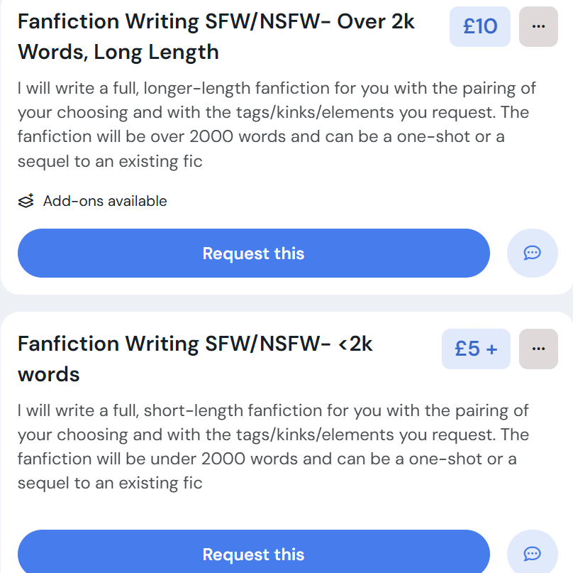 InkAndSmudge's tweet photo. Hey folks, guess who just added fanfiction writing to their commission list...

https://t.co/7xQr7VwnVQ

#Writing #WritingTwitter #Writer #Author #Fanfictions #AO3 #Watermech #Dispatch https://t.co/w95pbc9NSg