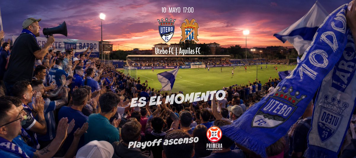 UteboFC's tweet photo. 💙🔥 #EsElMomento

#PlayoffAscenso1RFEF

#UteboFC https://t.co/364SKfzYIh