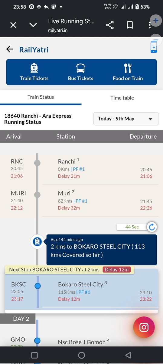 dils_ad's tweet photo. @RailMinIndia ये बताइए कि #18640 अभी #RNC से खुली भी है या नहीं?

#NTES कह रहा है की अभी तक नहीं खुली, जबकि #whereismytrain और #RailYatri.in जैसी वेबसाइट्स कह रही हैं कि ट्रेन चल चुकी है।

हम असमंजस में हैं!!

@drmrnc https://t.co/cFPwP9gt0Z