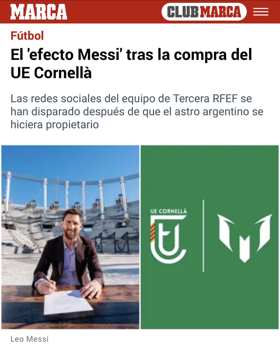 <a href="/vamosrcde/">RCDE</a> <a href="/SevillaFC/">Sevilla Fútbol Club</a> CORNELLA SIEMPRE SERÁ VERDE, y ustedes pronto el segundo equipo del pueblo…
VAMOS LEO!!!