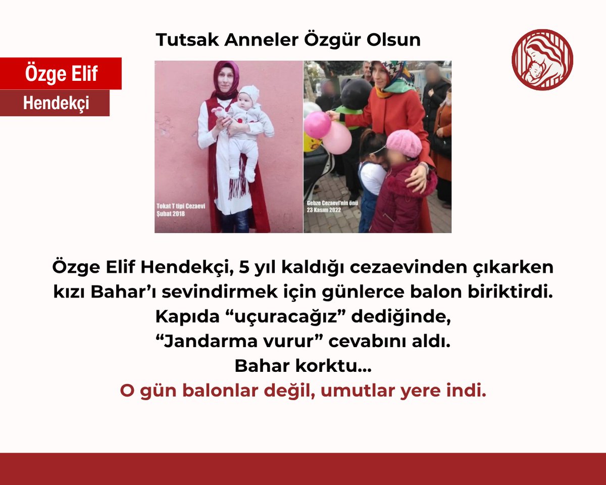Hayalkar66's tweet photo. Küçük çocukların annesiz, annelerin evlatsız bırakılmadığı bir düzen istiyoruz.
Hasta ve engelli çocuğu olan tutsak anneler için acil çözüm ve özgürlük çağrısı yapıyoruz.
AnnelerGününde AnnelerHapiste
#AnnelerGünü https://t.co/Ion2QZ7pAl