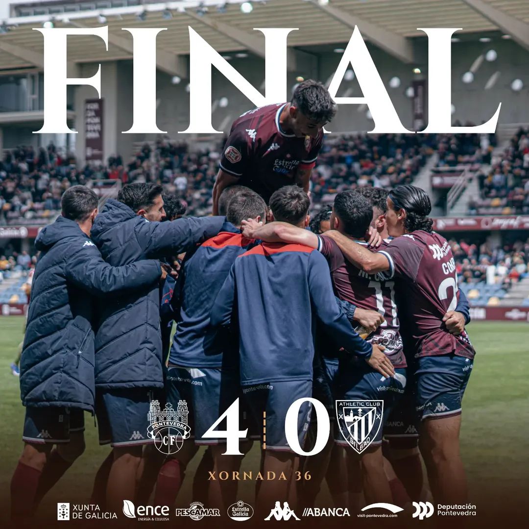 MurilloCasas's tweet photo. UNA GOLEADA PARA SOÑAR CON EL PLAYOF DE ASCENSO VAMOS 💪💪💪💪 FORZA PONTEVEDRA 🤎 HAY QUE ROELO 🦴 https://t.co/D0yuI41dhA