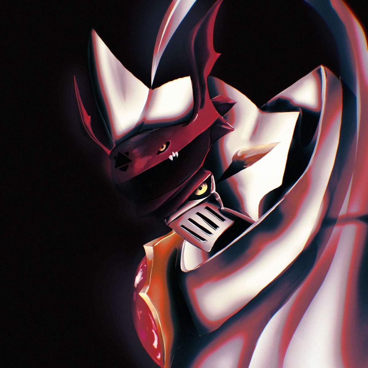 blockoftofu's tweet photo. Gallantmon. Really happy with the way this turned out. https://t.co/wbLmLnsOeu