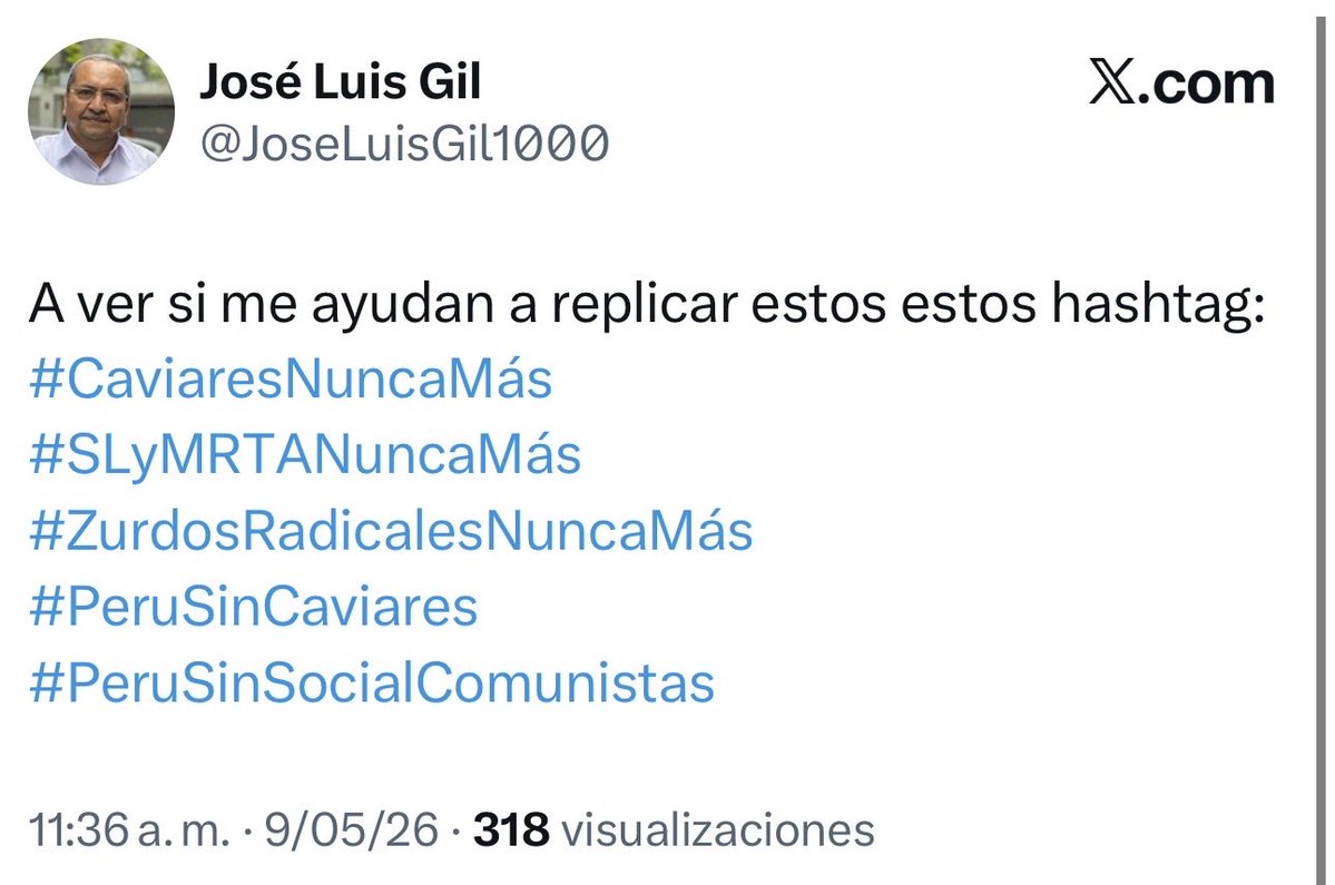 Qué raro, otro fraudista que se la pasa gritando todo el día “caviar, caviar, caviar” resultó ser un vividor del Estado y encima corrupto.

<a href="/JoseLuisGil1000/">José Luis Gil</a> eres tremendo caradura.