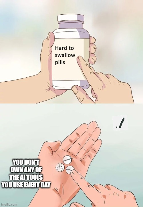 OstoneQ8's tweet photo. 💊     Hard Pill to Swallow

You don't own any of the AI tools you use every day. You rent them. Rent can be raised. Or revoked. Or sold to someone who doesn't care about you. The API you love is one boardroom decision away from disappearing.

1⃣       Another One

Your prompts aren't private. They're training data. They're product feedback. They're fuel for someone else's model while you pay for the privilege. Every conversation you have with a cloud AI makes them smarter. It doesn't make you safer.

🌐      This One Stings

Centralization is a feature, not a bug. The giants built walls around intelligence on purpose. Not because it's better for you. Because it's better for them. Lock-in is the business model. Your dependence is their profit.

💔      The Hardest One

Gradient can't fix this for you. It can only hand you the tools. Parallax. The Network. Lattica. All open. All waiting. But you have to install it. You have to run it. You have to choose to own your ground.

No one is coming to save you. The door is open. Walk through it.

The hard pills don't get easier. You just get stronger       💪