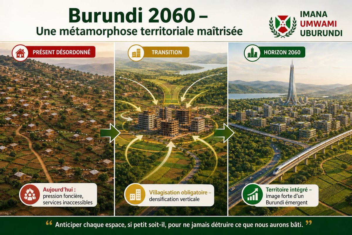 CnddFdd_Russia's tweet photo. La section du @CnddFdd Russie vous partage l’article « Vers une métamorphose territoriale du #Burundi ». (https://t.co/FTrWvcUlNk) Nous vous encourageons à en prendre lecture , Ensemble, construisons le Burundi de demain.
@GeneralNeva
@CnddFdd https://t.co/3qu1I8AsmY