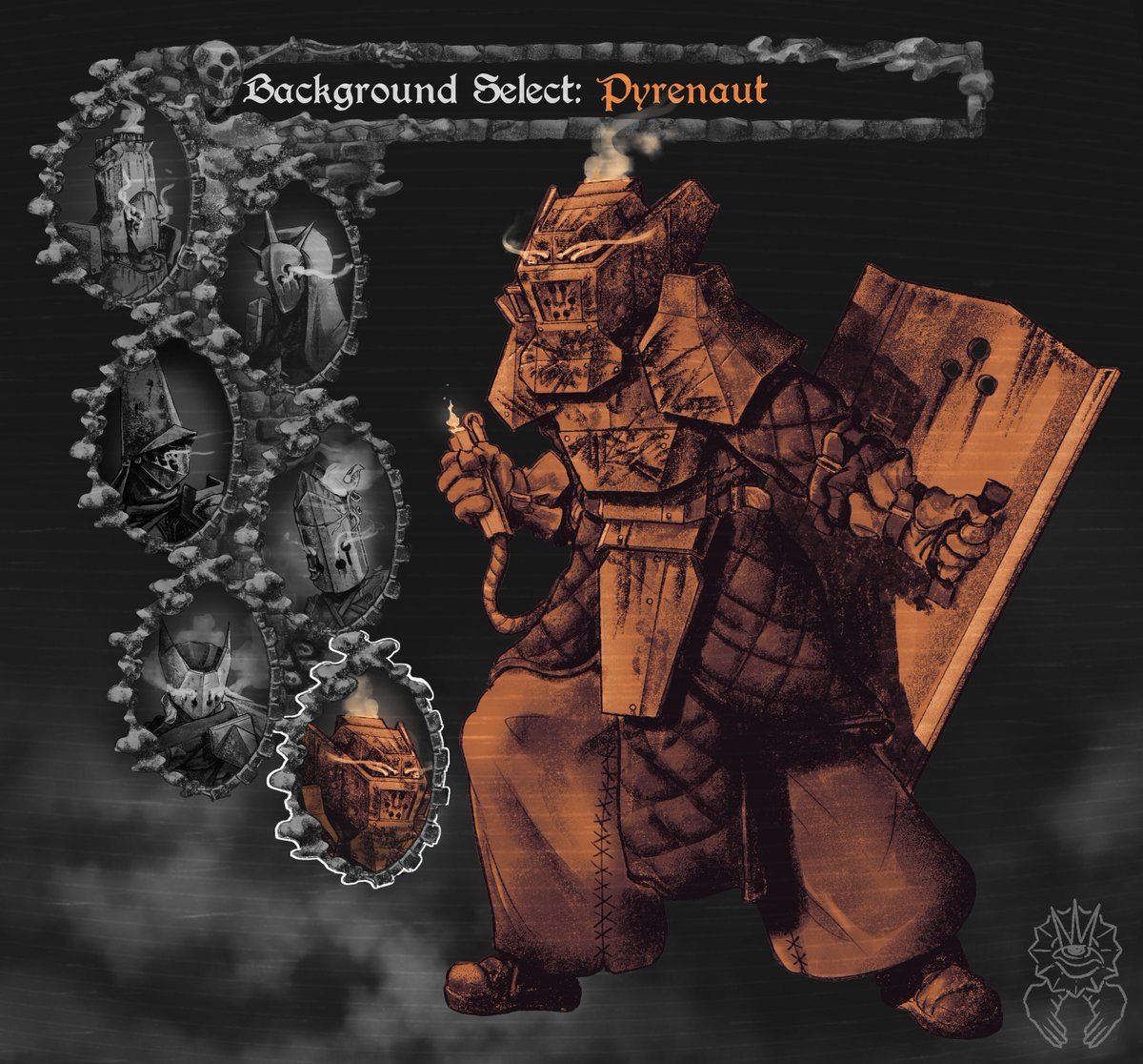 noisykrkt's tweet photo. 3 more character classes from the World of Kiyln. Lore/process videos on my Youtube! 
Taking lots of inspo from things like Vermis, Elden Ring, and Studio Ghibli. https://t.co/DPJeOv2ufs