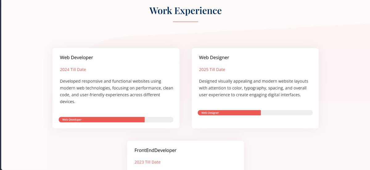 eniola_awe01's tweet photo. While learning js,I also took a bold step to learn about web design and just 1 week into it I made this
Expect more of web design and js posts from now on... https://t.co/0l4lLZSEKz