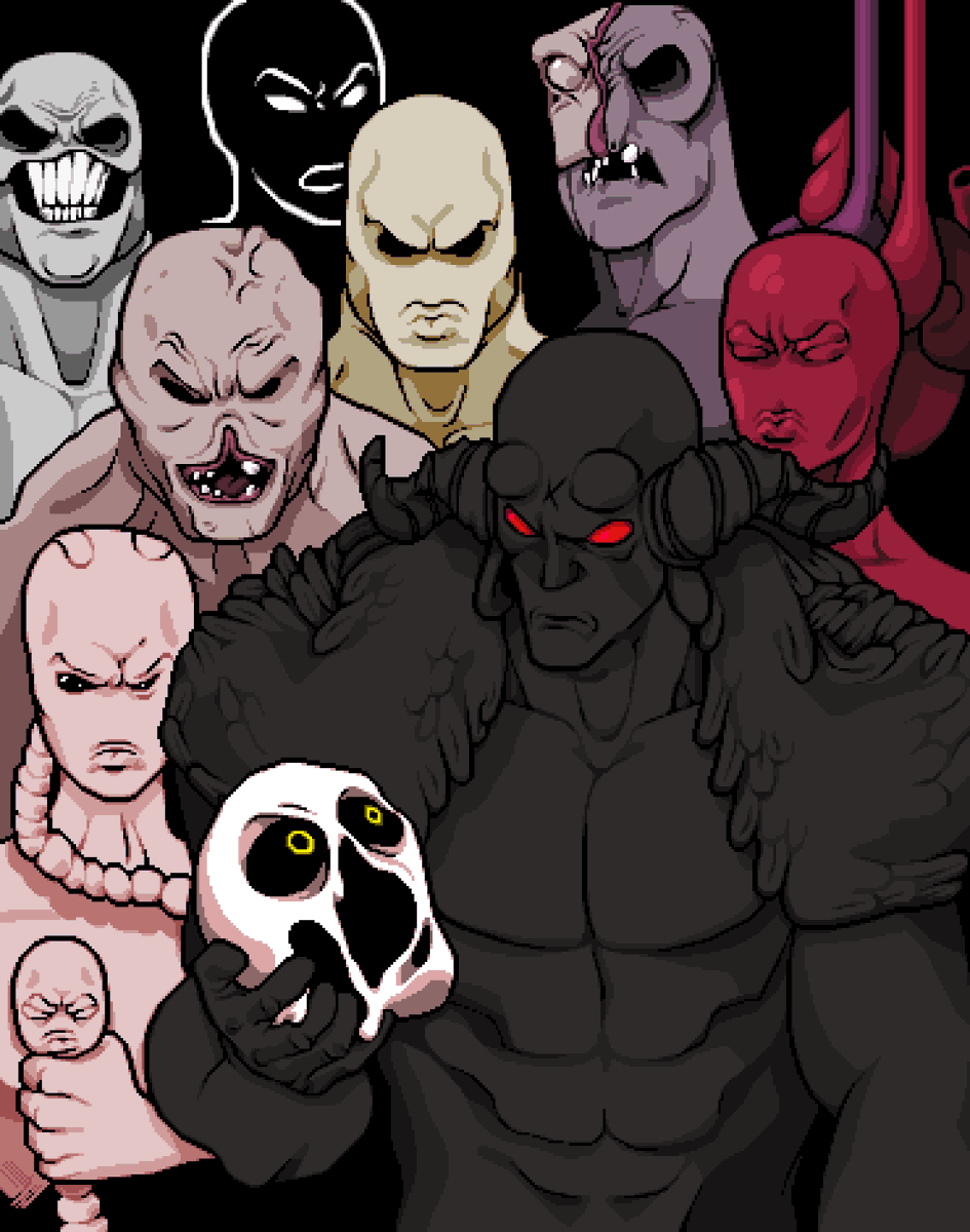 #pixelart #ドット絵 #tboi #thebindingofisaac boss rush