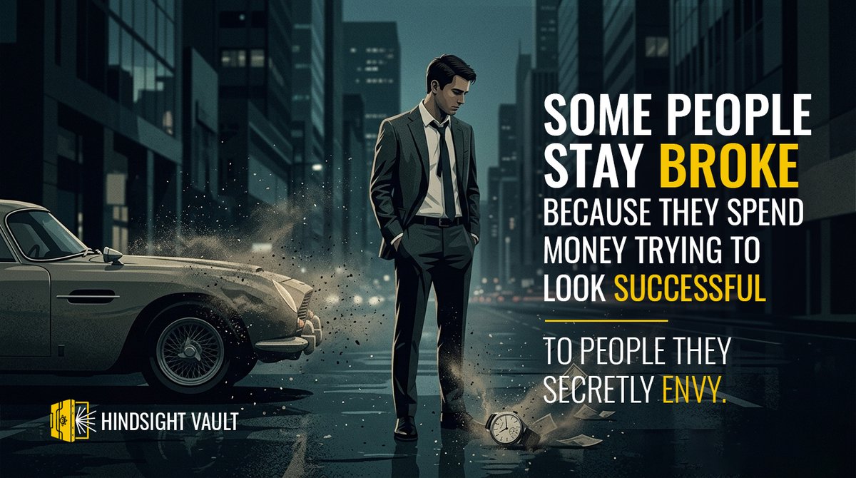 Joookore's tweet photo. Some people stay broke because they spend money trying to look successful to people they secretly envy. #brokeguys #richguys #poor #wealthy https://t.co/wwx4qfFppx