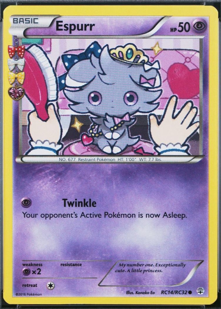 Quick! Show me what one of your fave Pokemon cards is! One of my many faves is this Espurr from Radiant Collection. I find it soooo cute #Pokemon # PokemonTCG Quick! Show me what one of your fave Pokemon cards is! One of my many faves is this Espurr from Radiant Collection. I find it soooo cute #Pokemon # PokemonTCG