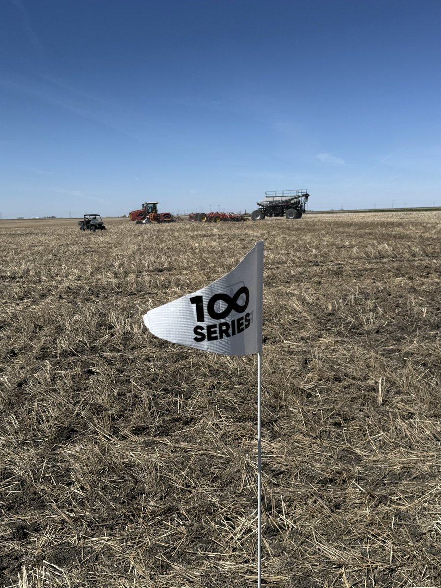 quantumagrology's tweet photo. Last pass of the first of three @PioneerSeedsCA PKP plots for 2026. Featuring our new 100 series hybrids, new experimentals, and competitor checks, this will be the most comprehensive plot package I’ve ever had to show this summer.  #seeding2026 #plantpioneer https://t.co/HuHHA4yztA