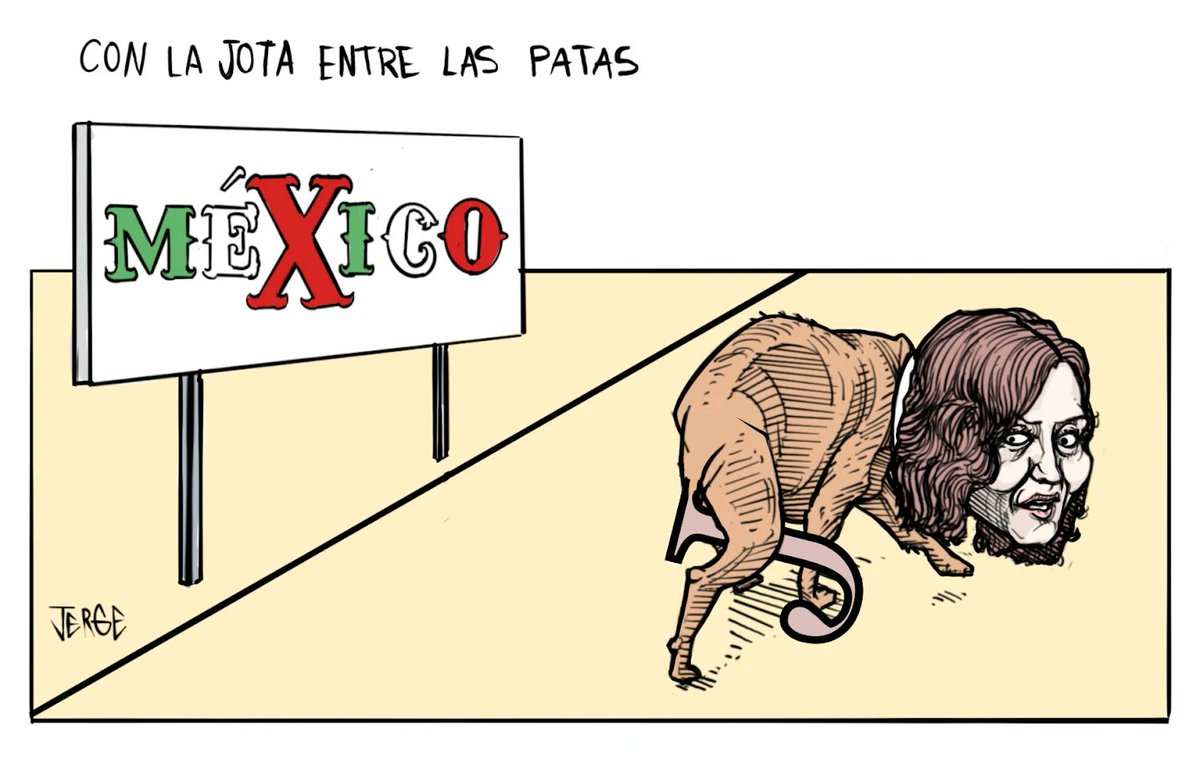 lajornadaonline's tweet photo. ✏️ #MonerosLaJornada Con la jota entre las patas, cartón de @monerojerge

https://t.co/2ZAkHCbjMY https://t.co/qKkYoHR9Jv