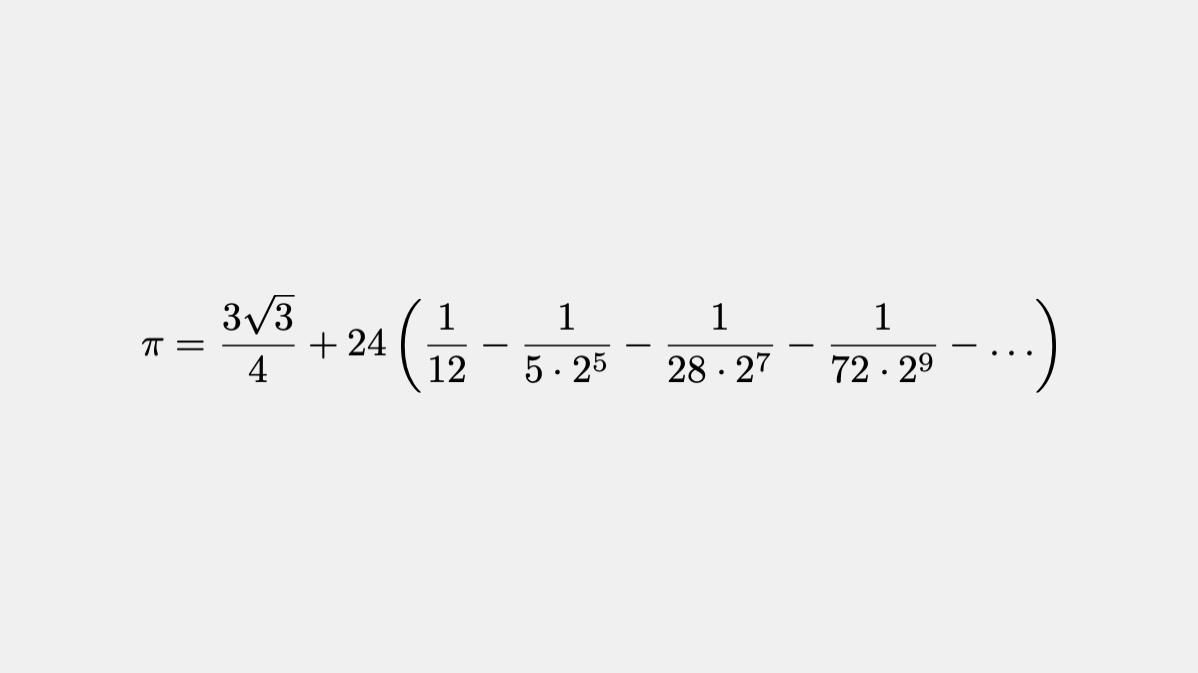 themathpulse's tweet photo. In 1666, Newton used just 22 terms of this series to calculate π to 16 decimal places. He later admitted, “I’m ashamed to say how many digits I worked out, since I had nothing better to do at the time.” https://t.co/oQlMNMIaE0