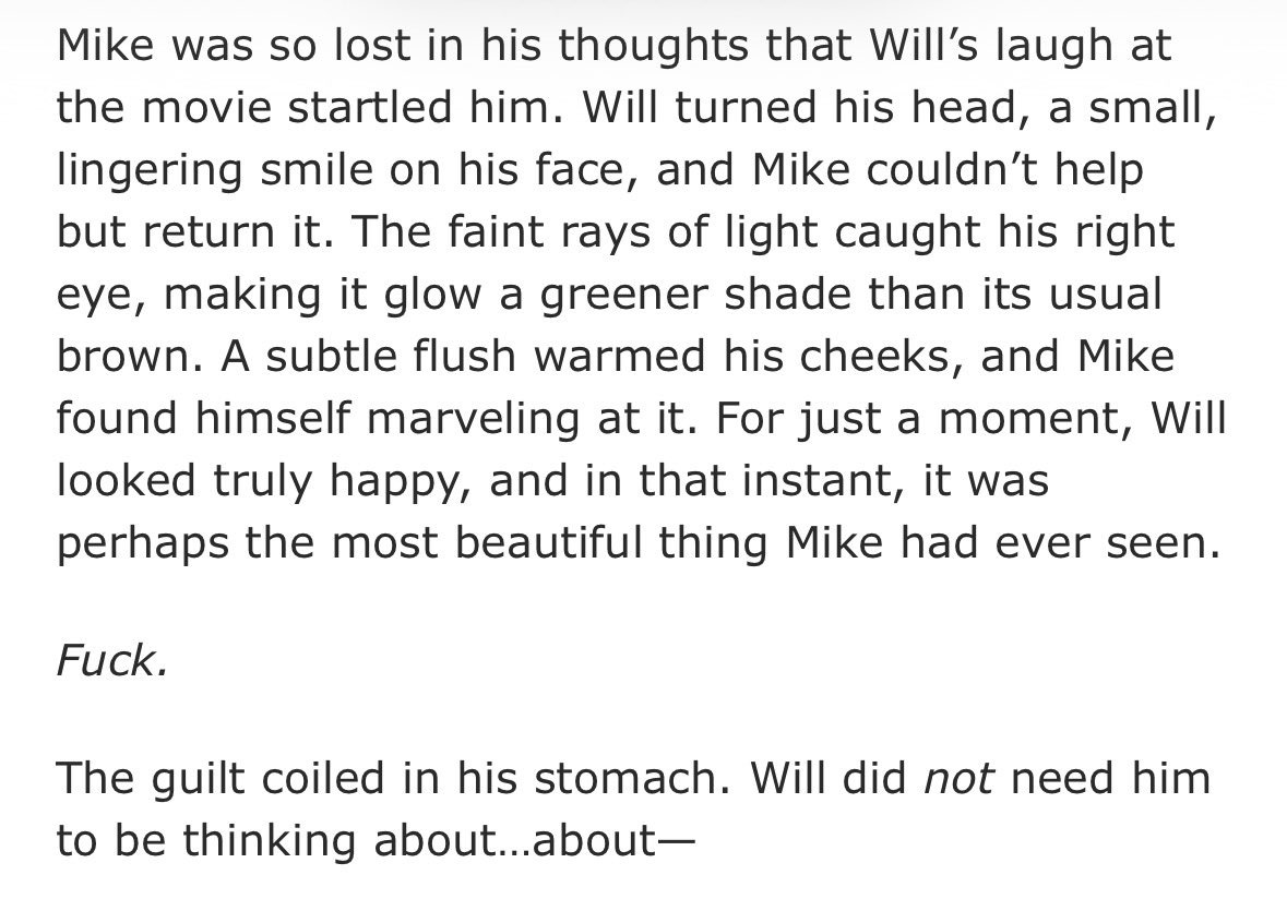 Mike is so in love with will in matador i’ll cry