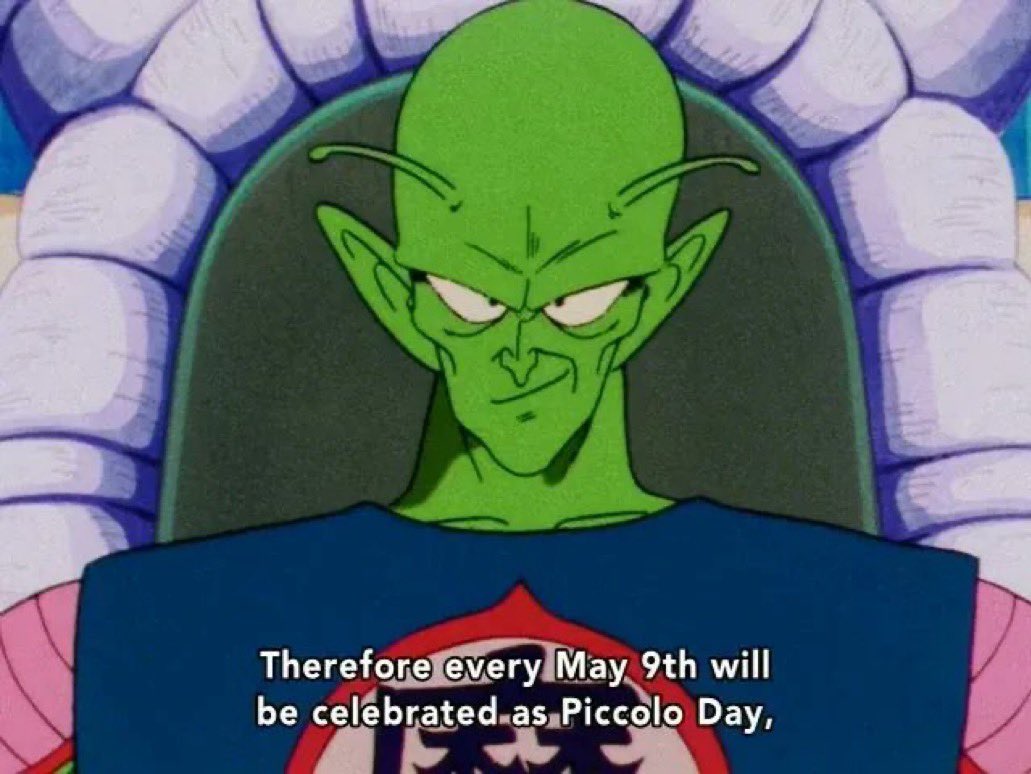 labbitDBeat's tweet photo. Happy Piccolo Day ! I know Calli divorced him but he will still be our mom/dad.  (I know that’s king piccolo but I am sure piccolo day apples to his son) https://t.co/h62vljW9Sd