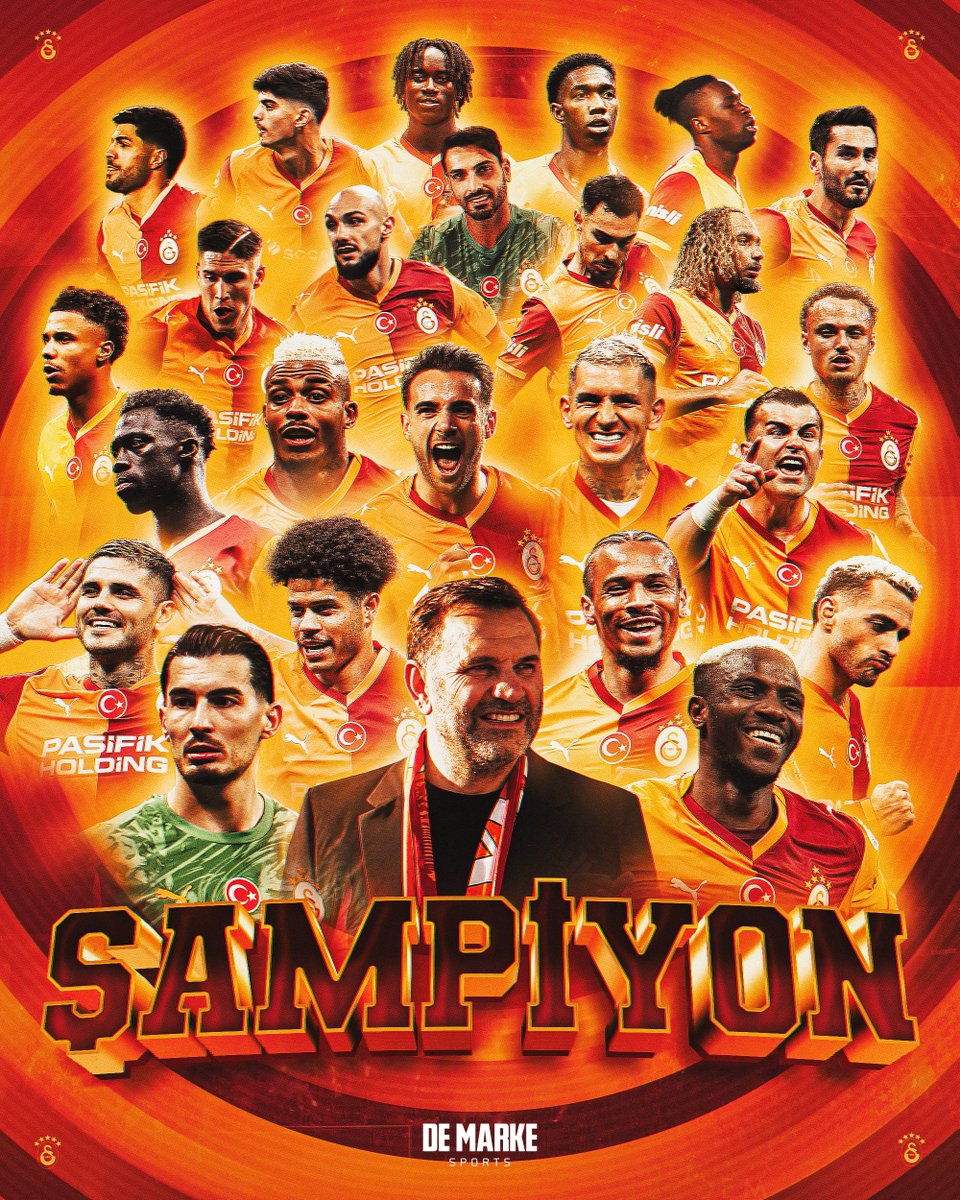 GALATASARAY, 26. KEZ SÜPER LİG ŞAMPİYONU!