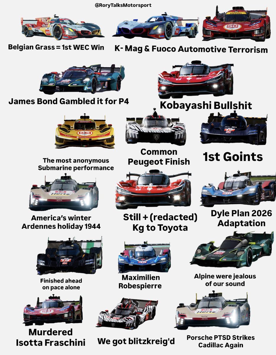 Random WEC Memes tweet media