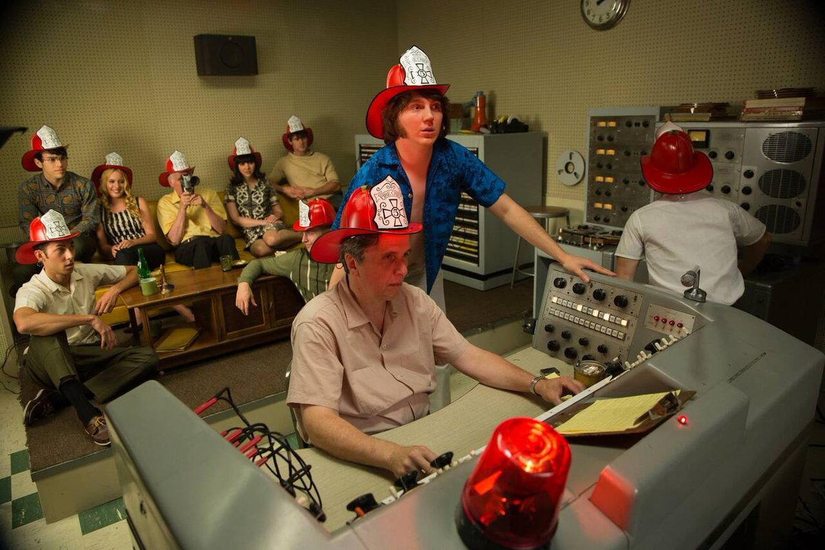 beachboyslegacy's tweet photo. Paul Dano as Brian Wilson recording Fire at Gold Star studios https://t.co/QPhj2wmHQk
