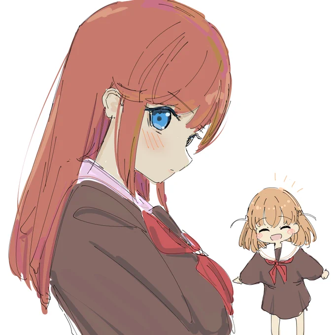 マイカと花帆、まいかほ、この光景、見たかった #蓮ノ空美術部