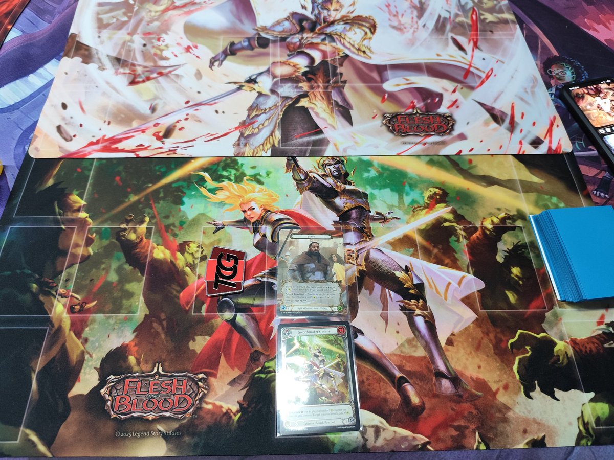 TheArtofJosh_'s tweet photo. Won my only skirmish I was able to attend this season. As a warrior-main I couldn't be more happy to get all the goodies! Even won the raffle for the second playmat!
Played Damien's Iyslander list, it was such a cool event! @fabtcg.com @TheCardGuyz https://t.co/PW1Ht28LOK