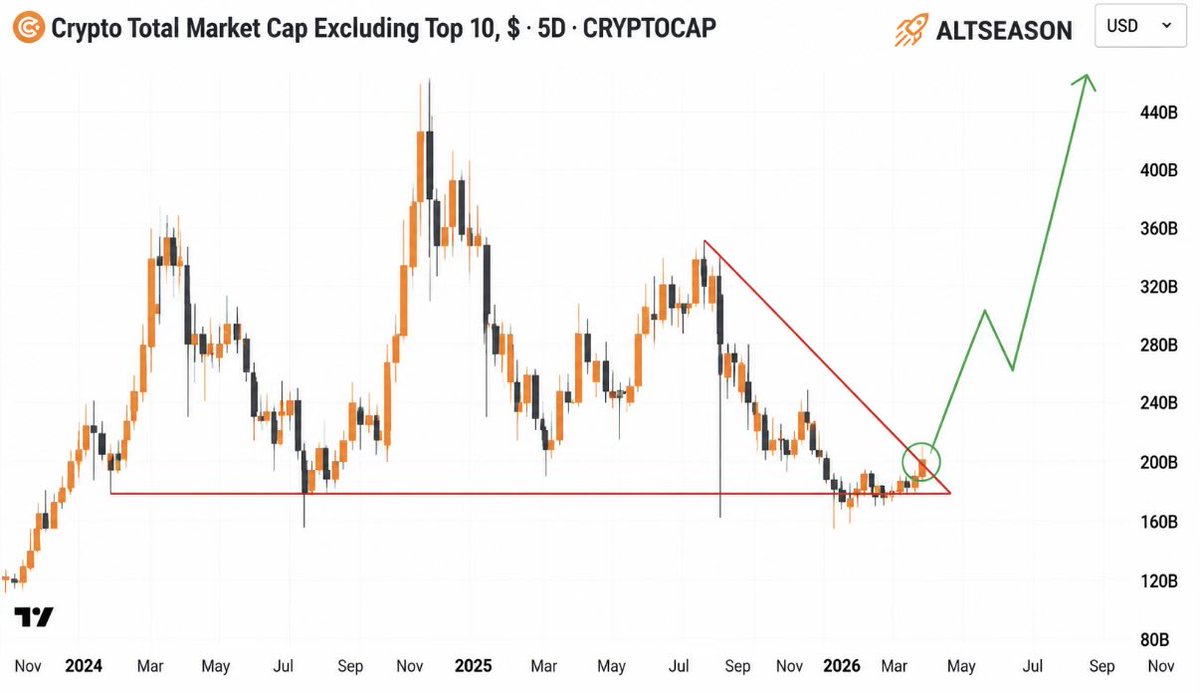 QuintenFrancois's tweet photo. Altseason brewing https://t.co/y3w6F93DeQ