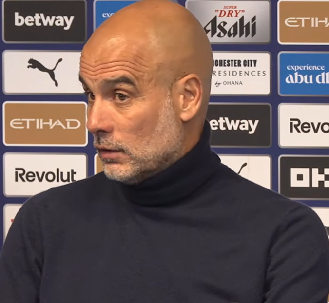 TouchlineX's tweet photo. 🚨🗣️ Pep Guardiola: "I don't have to take a look at the table because I have the table in my head."

"With the points, and the goal difference, and all that." https://t.co/N8q9IEy1cB