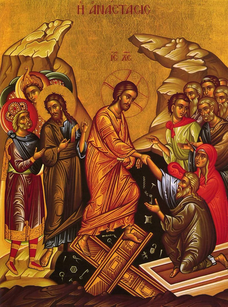 the__Orthodox's tweet photo. مبارَكٌ أنتَ يا ربّ علِّمني حقوقك

جَمْعُ الملائكةِ انذهلَ متحيِّرًا، عندَ مشاهدتِهِ إيّاكَ مَحسوبًا بينَ الأمواتِ أيّها المخلِّص،  وداحِضًا قوّةَ الموت، ومُنهِضًا آدمَ معك، ومُعتِقًا إيّانا منَ الجحيمِ كافّةً.

#المسيح_قام ☦️ https://t.co/eQClSWlx94
