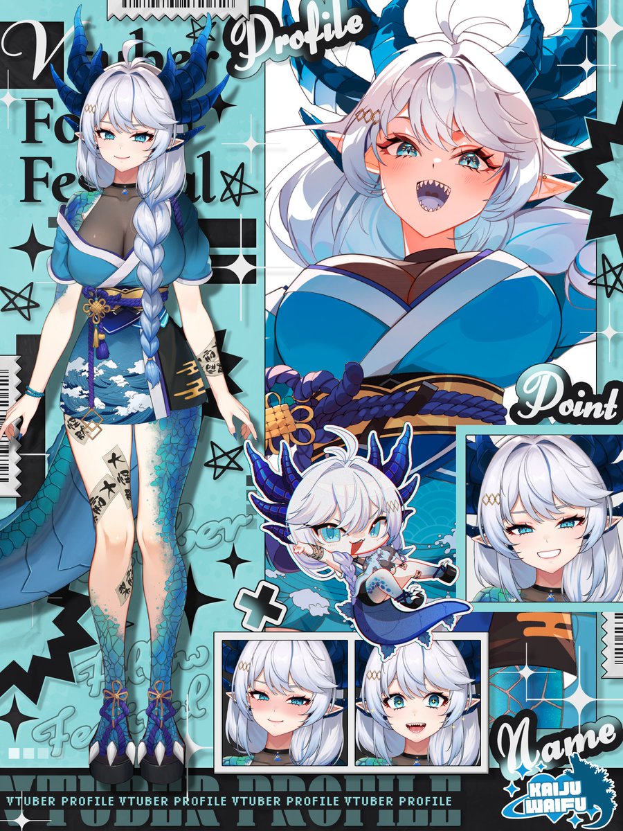 Kaiju Waifu | Maki 🌊💙 DEBUT MAY 22 tweet media