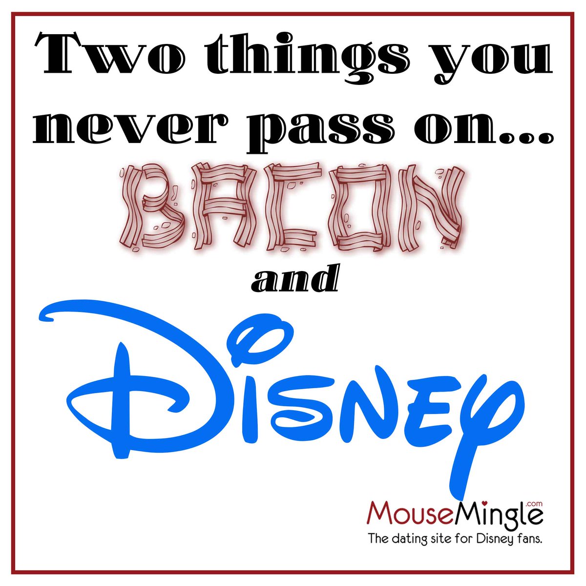 MouseMingle's tweet photo. Good rules to live by.  https://t.co/2M9nfRCRvD

#bacon #Disney #WaltDisney #fun #dating #cooking #entertainment #marriage #love https://t.co/myyrGU0GV9