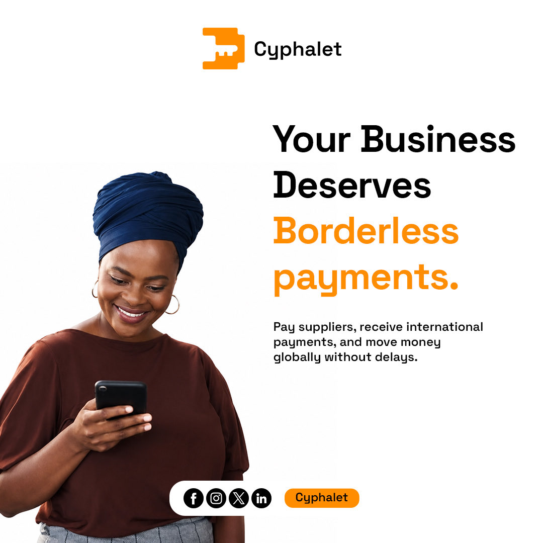 Cyphalet's tweet photo. Your business shouldn't be limited by borders.

With Cyphalet, you can pay international suppliers, receive global payments, and move money across countries faster and more efficiently.

Built for modern businesses that think globally. 4
#Cyphalet #BorderlessPayments https://t.co/dZl9oMo4xk