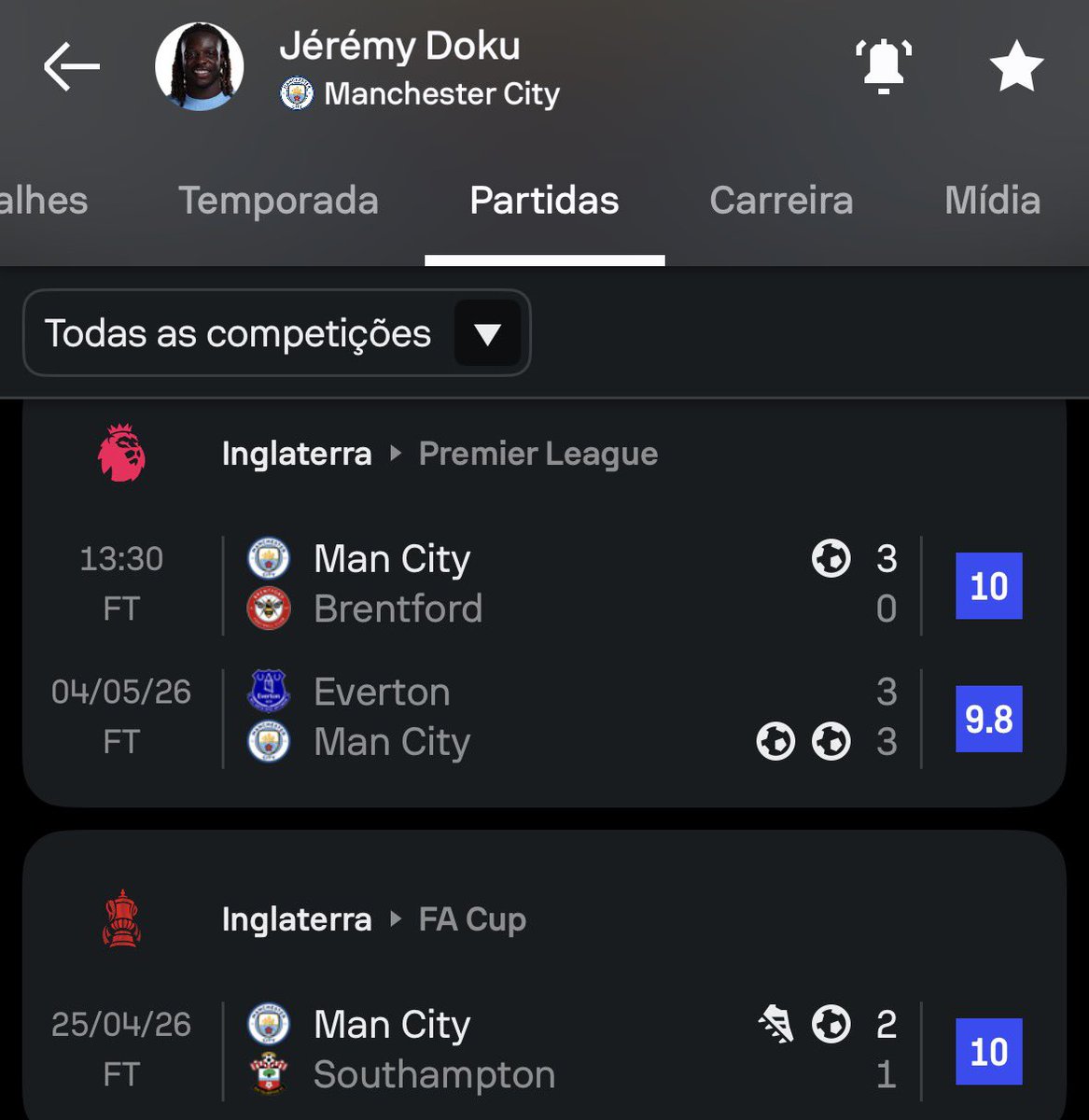 Sofascore Brasil tweet media