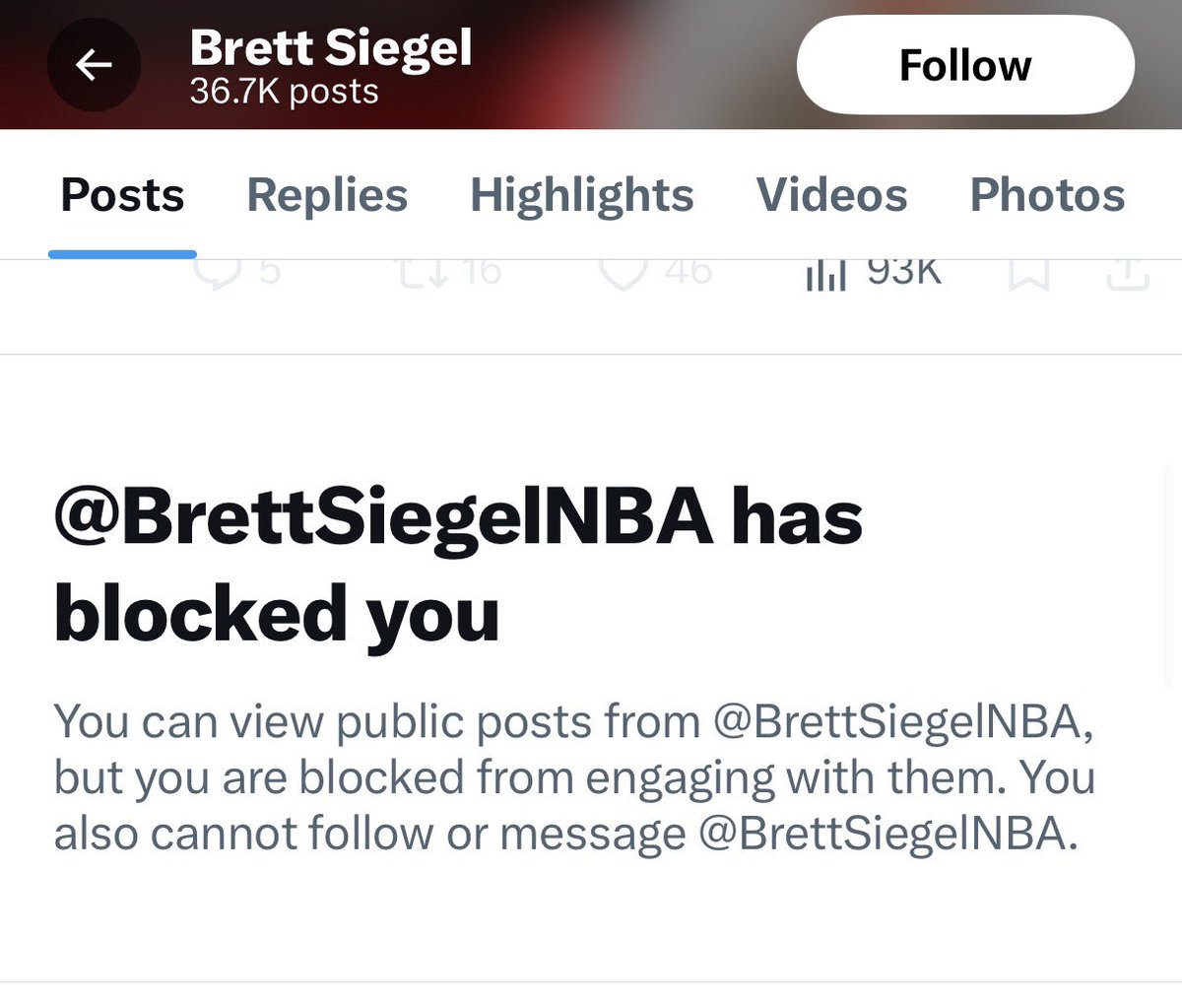 SoSaysJ's tweet photo. This Brett Siegel guy seems awfully sensitive… https://t.co/GR0NUmp07D