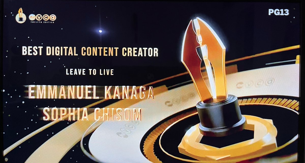 #AMVCA12 Best Content Creator Winner – Emmanuel Kanaga and Sophia Chisom