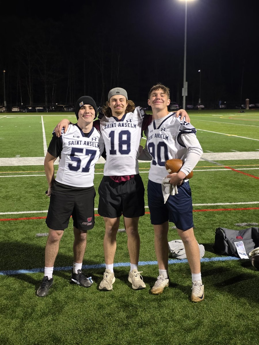 BradyOConnor07's tweet photo. Had a great time competing @STAHawksFB last night at their BCM camps series. It was great working and learning with all the coaches as well as some current players.

@CoachJoeAdam @TheHonorableUno @CoachBraine @603SportsMedia @TK_247 @NHNfootball @chadzibolis https://t.co/IjCQjF7BJe