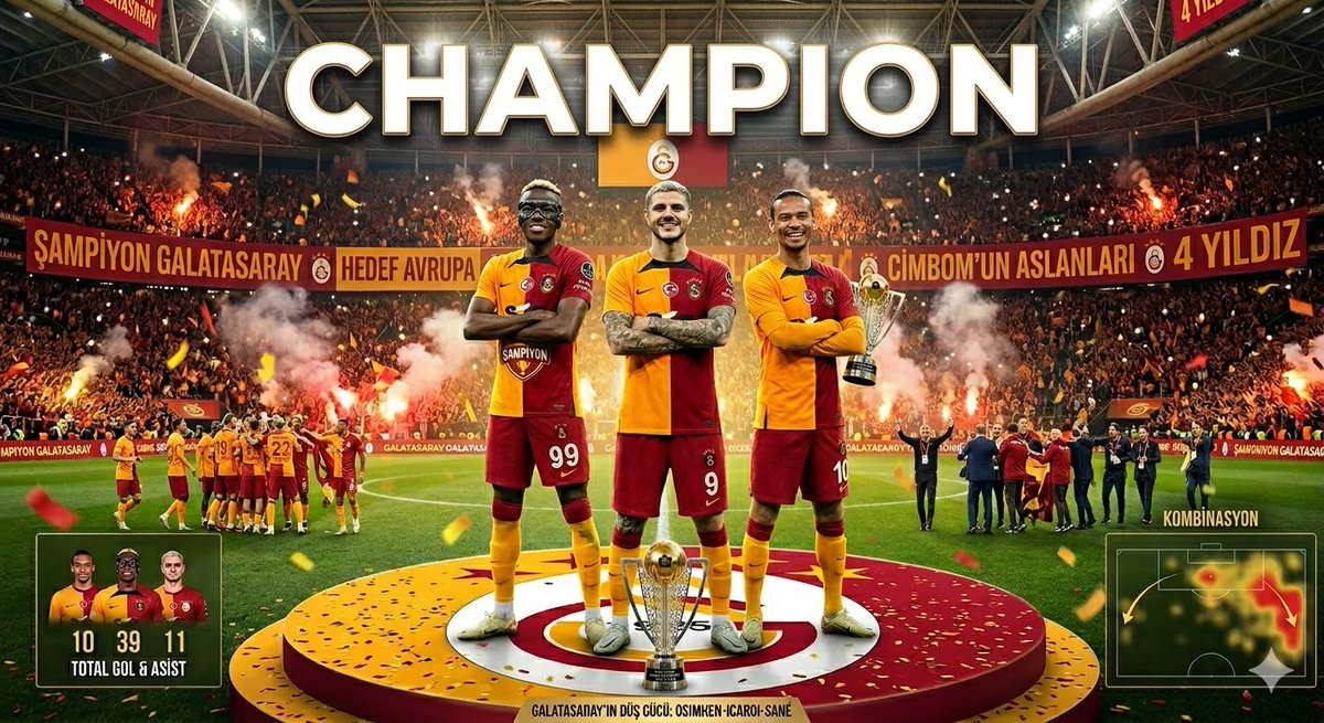 Tebrikler Galatasaray 🏆❤️💛