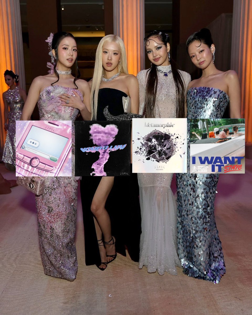 staychuuuu's tweet photo. Blackpink as stayc albums~ https://t.co/2BggUUUC93