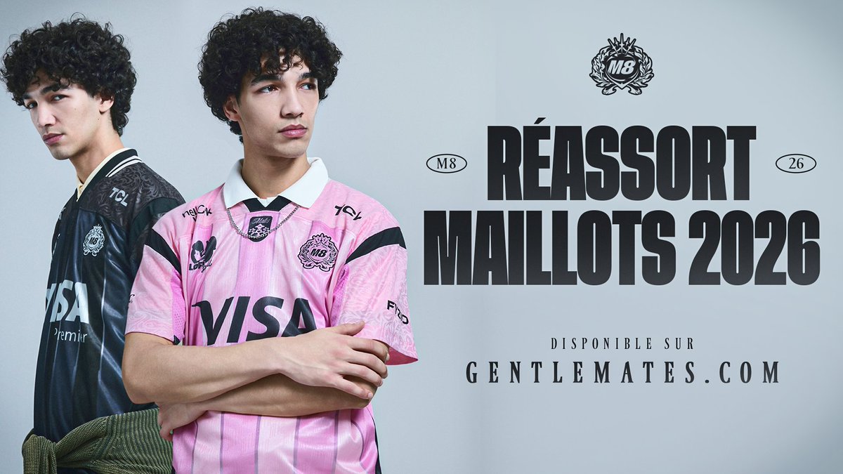 Ils sont de retour dans la boutique !

Les maillots de la saison en rose et noir sont de nouveau disponibles

Shop : gentlemates.com