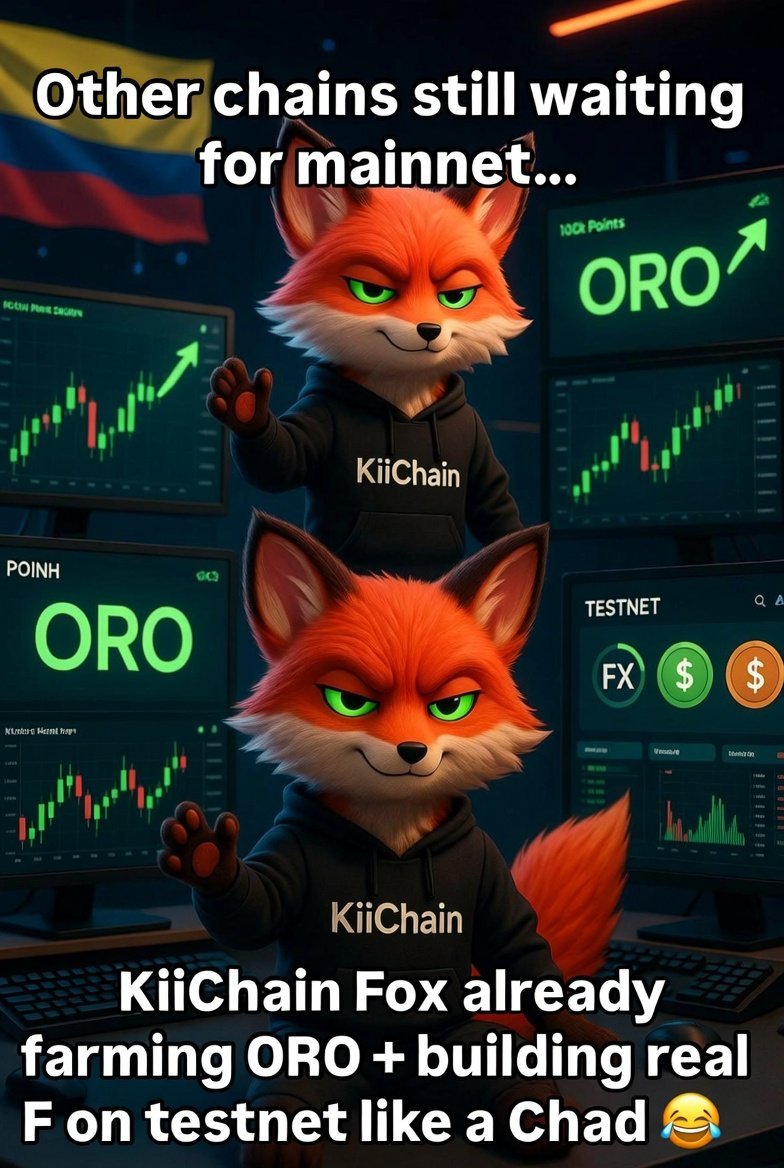 sbbokul38's tweet photo. KiiChain Fox already grinding ORO points ๐ฅ
Other chains? Still waiting for mainnet ๐ด
@KiiChainio
#KiiChain #BuildOnKii #FoxArmy ๐ฆ https://t.co/lQjKOyeR5D