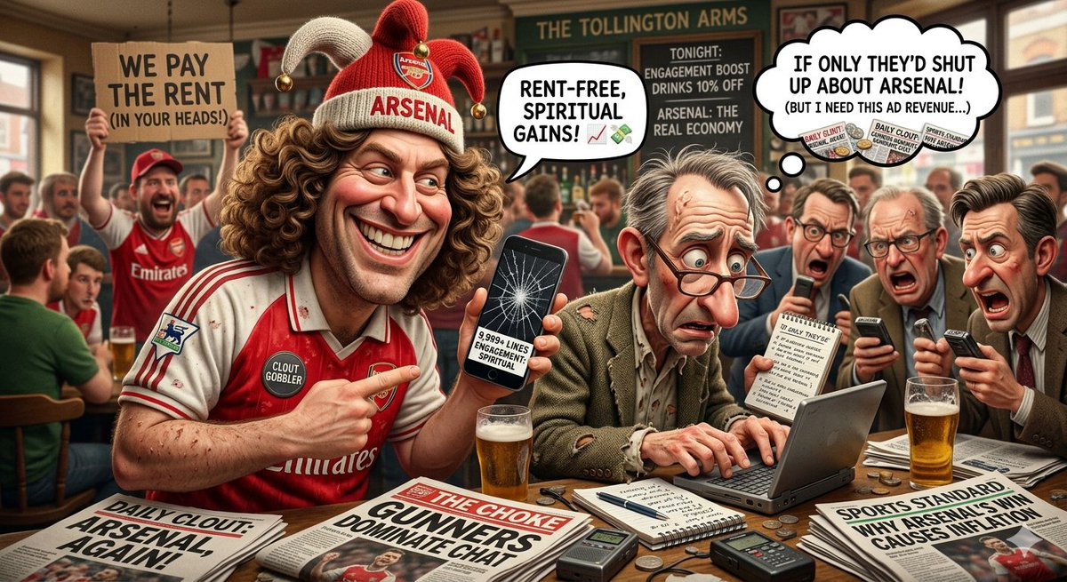 broken_win9s's tweet photo. The beauty of Arsenal? 📈 We keep the journalists paid and the haters housed rent-free! 🏠💸

Just say the name—it’s spiritual! One mention and your engagement hits the moon. 🚀 Keep talking; we know you need the clout! 🔴✨

#Arsenal #RentFree #SpiritualGains https://t.co/aZGd6rNtVu