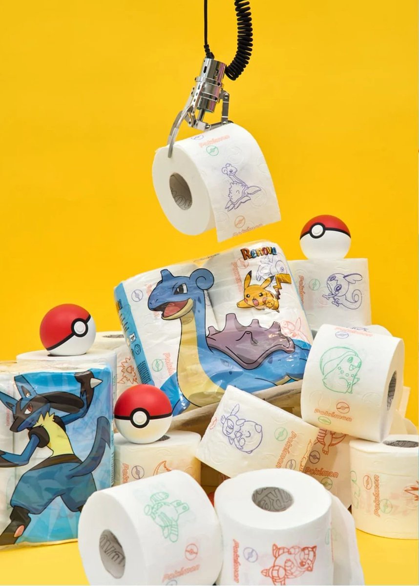 zoomsuper's tweet photo. Getting Pokemon toilet paper so that every time I lose a game I can wipe my ass with Sneasler https://t.co/xoZMJCtlae