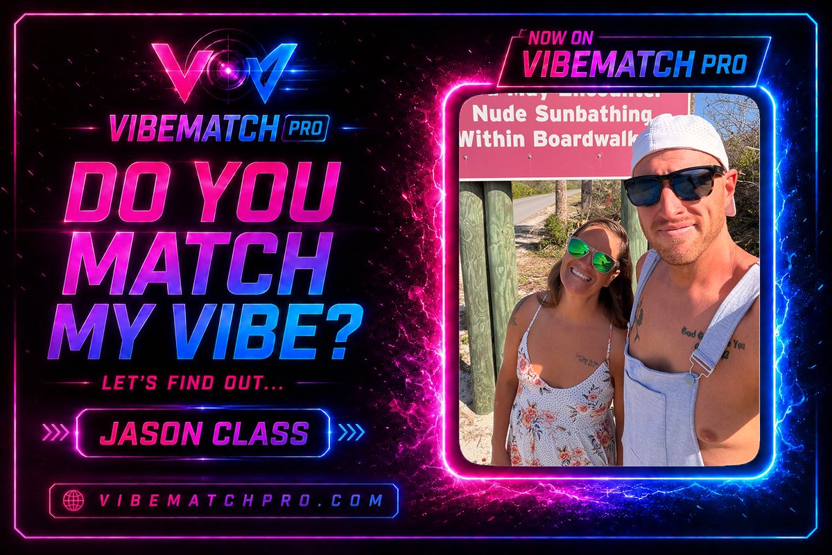VibeMatchPro's tweet photo. 😎 Now on VibeMatch Pro: @JasonClassOF 

Male models are here too.

Do you match his vibe?

Take the free kink + personality quiz at https://t.co/yhWhvsFDmg, get your Vibe Code, and compare it at https://t.co/dh8vu6QOXm.

Find out if you’re into the same things https://t.co/nvbW4dCaf7