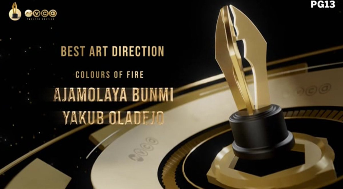 ScreamMag's tweet photo. #AMVCA12 Winner Best Art Directiom

Colours Of Fire https://t.co/boOjboo6fO