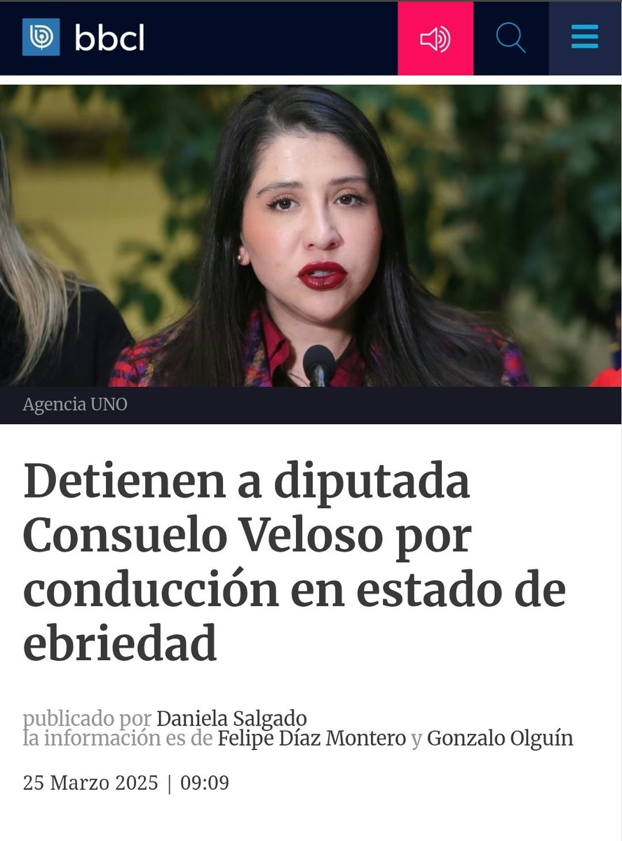 Consuelo Veloso borracha y asquerosa octubrista .  #IzquierdaOctubrista