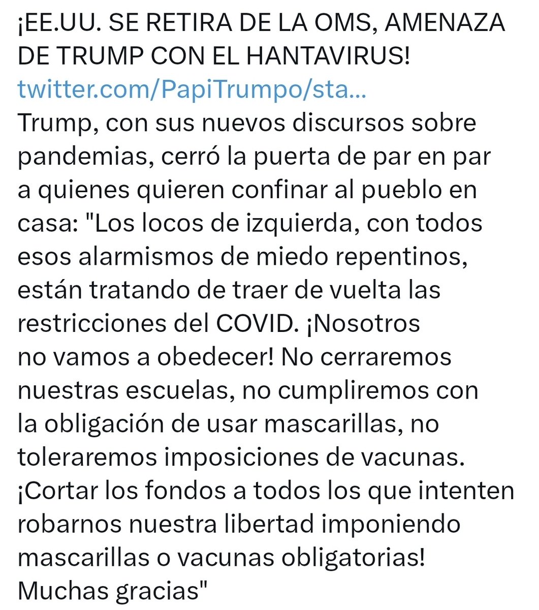 En esto, el presidente Trump tiene toda la razón.