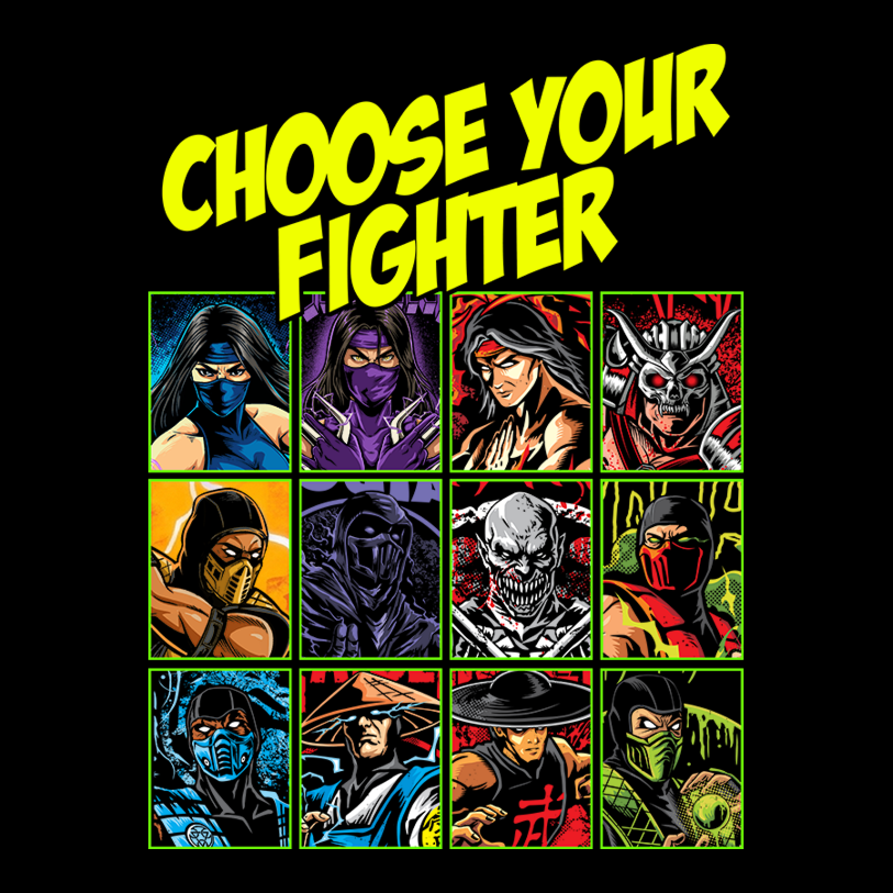 draculabyte's tweet photo. New! Choose Your Fighter T-Shirt

Choose your fighter with Draculabyte art!
Now available @ https://t.co/J0w3bM8Uxs
use code "getoverhere" 15% OFF https://t.co/ieEJNdFVS7