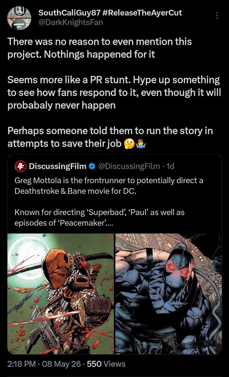 SouthCaliGuy87 #ReleaseTheAyerCut tweet media